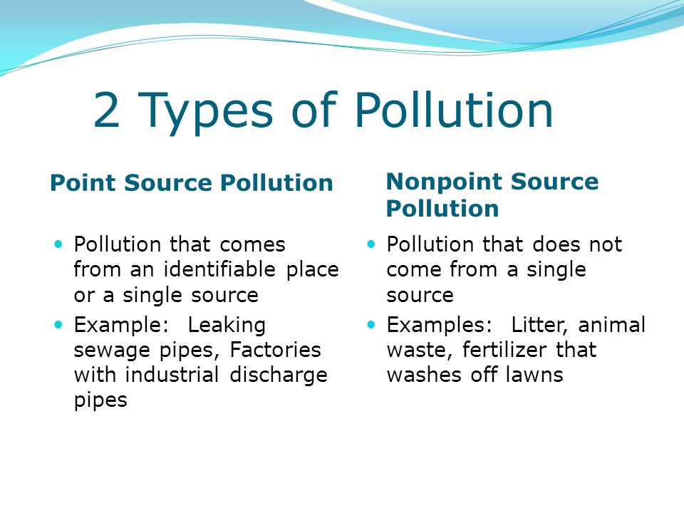 Gizmo example pollution type